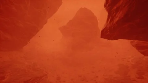 Arid Environment Wind and Sand Effect Stock Footage 319005559