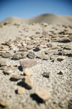 Arid landscape view Stock Photos
