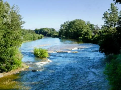 Ariege River Stock Photos