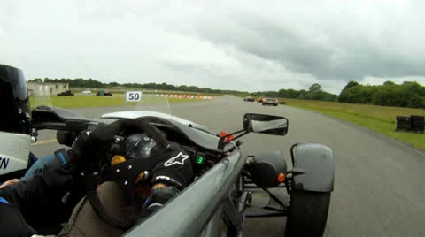 Ariel Atom onboard camera 3 Video stock 25392180