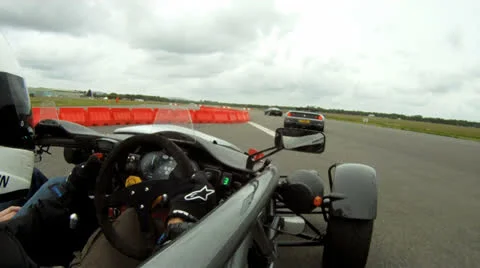 Ariel Atom onboard camera 4 Stock Footage 25391820