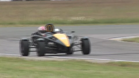 Ariel Atom on track Stock Footage 52365145