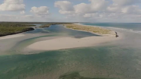 Ariel Shot of Augusta coast 2, Western Australia Stock Footage 337981562