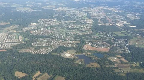 Ariel View of City Stock Footage 58496639