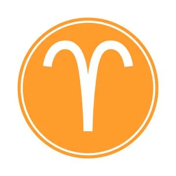 Aries Icon. Vector Astrological, Horoscope Sign. Zodiac Symbol. Vector. Stock Illustration