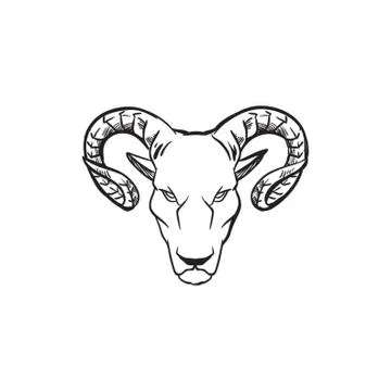 Aries 库存插图