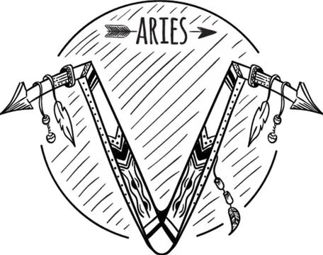 Aries 库存插图