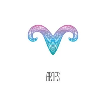 Aries 库存插图