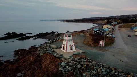 Arisaig, NS Lighthouse Foto stock