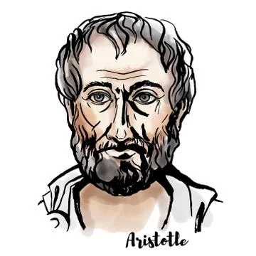 Aristotle Stock Illustration