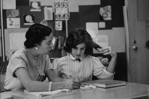 Arithmetic Classes, Great Neck, New York, USA Stock Photos