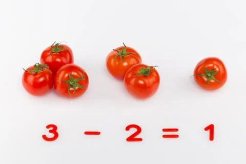 Arithmetic example Stock Photos