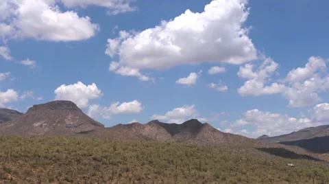 Arizona Butte with Mesa Video stock 11317249