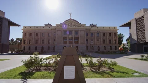 Arizona Capitol building Stock Footage