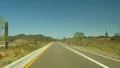 Arizona Desert Driving Time Lapse Saguaro Cactus in Sonoran Desert 4k or 4k+ Resolution