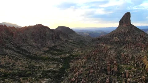 Arizona Drone - Weevers Needle Video stock 170337313