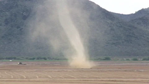 Arizona Dust Devil Video stock 116943540