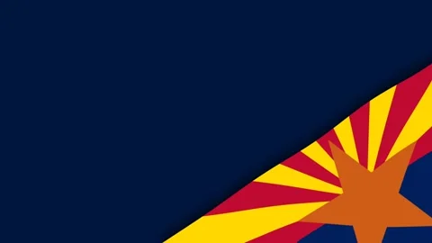 Arizona Flag Inspired Diagonal Graphic Background for State Presentations a.. Видео 342500349