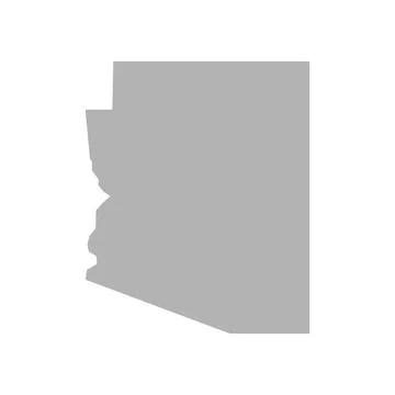 Arizona map vector icon on white background Stock Illustration