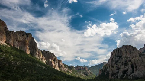 Arizona Mountains Clouds Time Lapse Stock Footage 62244002