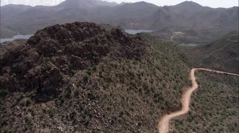 Arizona River Desert Stock Footage 40675092