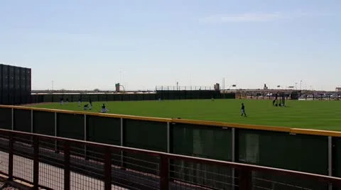 Arizona Spring Training Baseball Stock Footage 10790934