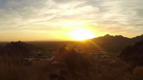 Arizona Sunset Stock Footage