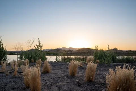Arizona sunset Stock-Fotos