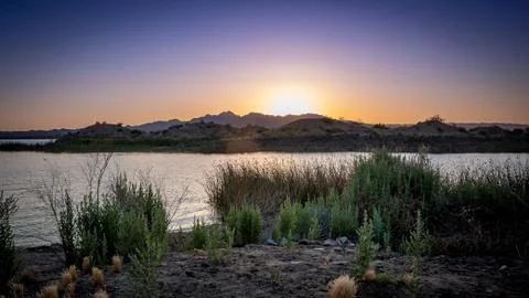 Arizona sunset Stock-Fotos