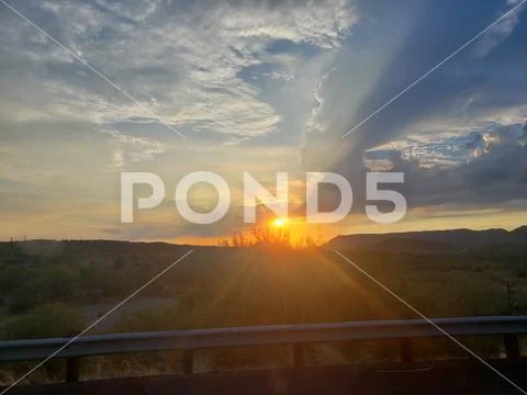 Arizona Sunset Stock Photos