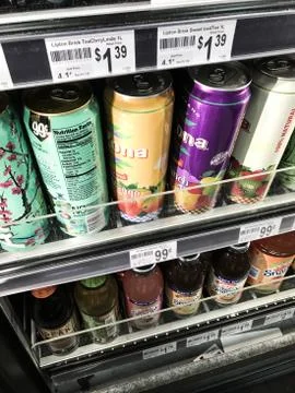 Arizona tea can Stock Photos