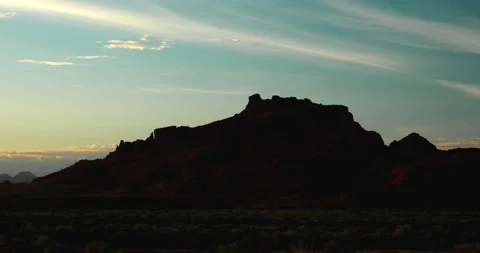 Arizona Timelapse Mountain Sunset Stock Footage 231703677