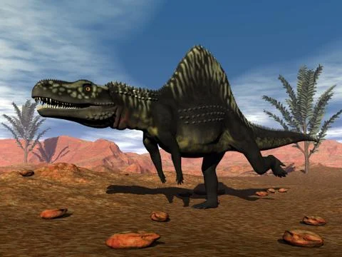 Arizonasaurus dinosaur - 3D render Stock Illustration
