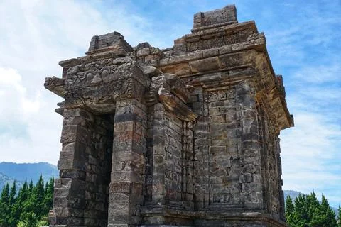 Arjuna Temple in Central Java Foto stock