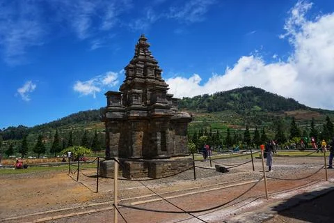 Arjuna Temple in Central Java Stock-Fotos