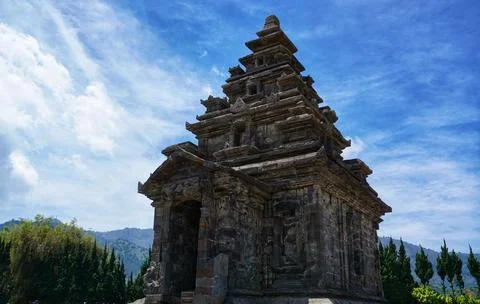Arjuna Temple in Central Java Foto stock