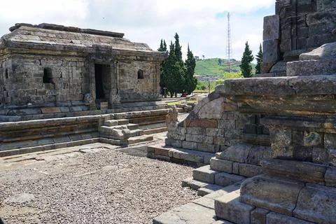 Arjuna Temple in Central Java Stock Photos