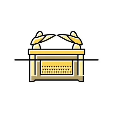 Ark of the covenant color icon vector illustration Stock Illustration
