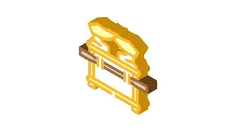 ark of the covenant isometric icon anima... | Stock Video | Pond5