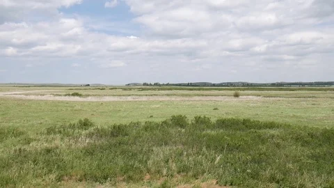 Arkaim. Steppe. Perspective Stock Footage 80979635