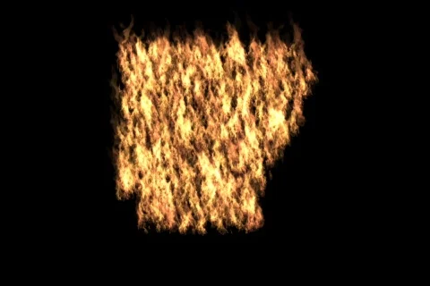 Arkansas on Fire Stock Footage 728162