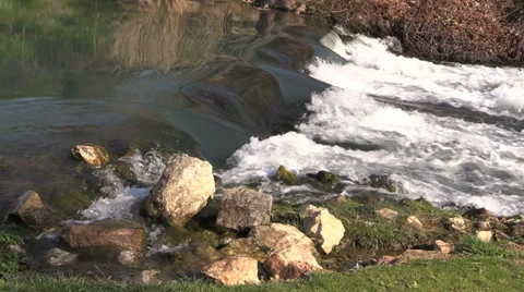 Arkansas Mammoth Spring with rocks  Video stock 39817088