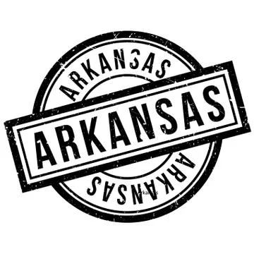 Arkansas rubber stamp Stock Illustration