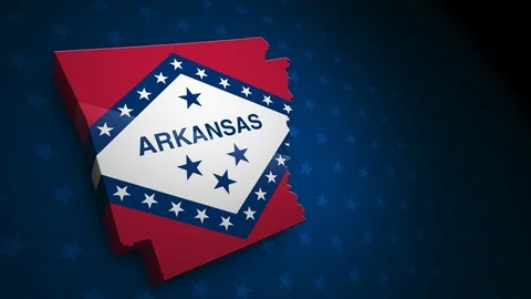 Arkansas State Election Background 01 Stock Footage 124620337