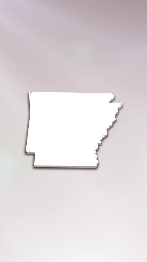 Arkansas State Map Intro Video stock 261977167