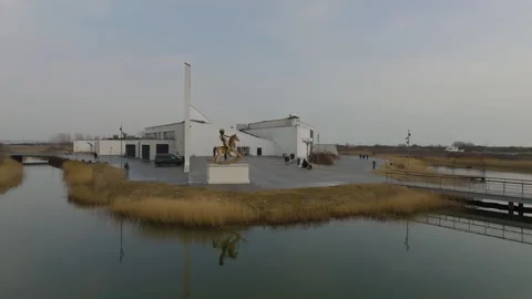 Arken museum Denmark Stock Footage 248480125