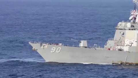 Arleigh Burke-class destroyer Stock-Footage 82281482