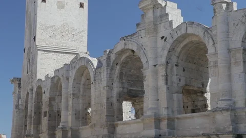 Arles Amphitheater Stock-Footage 87132570