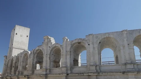 Arles Amphitheater Stock-Footage 87132759