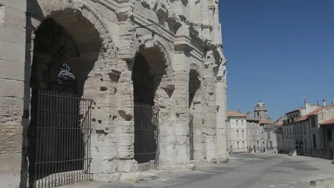 Arles Amphitheater Stock Footage 87132984
